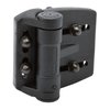 D&D Technologies TCAMA2 Multi-Adjust Regular Duty Gate Hinges, for Self Closing Metal, Wood, Vinyl Gates up to 55 Pounds, 3-Way Adjustable, Gap up to 2", Black, 2 Count