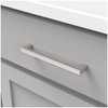 Hickory Hardware 1 Pack Solid Core Kitchen Cabinet Pulls, Luxury Cabinet Handles, Hardware for Doors & Dresser Drawers, 6-5/16 Inch (160mm) Hole Center, Stainless Steel, Skylight Collection