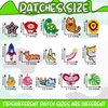 NICEVINYL Iron on Patches for Clothing: 100Pcs Random Assorted Styles Funny Patch Repair Embroidered Appliques for Clothes Sew on/Iron on Jackets Backpacks Hat Dress Fabric for DIY Accessories