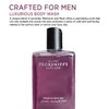 Pecksniff's Men's Individual Bath & Shower Gel Body Wash 500ml - Luxurious Lavender, Patchouli & Musk Scent - Nourishing & Hydrating Formula for All Skin Types