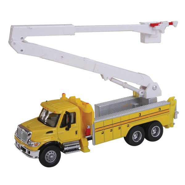 Walthers SceneMaster International, Yellow 7600 Utility Truck w/Bucket Lift