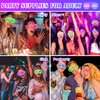UHBYJM 30 Pack LED Glasses,Light Up Glasses,Glow in The Dark Party Supplies Shutter Shades Glasses,Rave Neon Flashing Glasses for Kids Adults Birthday Wedding Gifts Party Favors