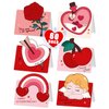 PARTYWIND 60 Pack Valentines Cards for Kids, Foldable Greeting Cards for Happy Valentine's Day, Bulk Valentines Day Cards for Kids Classroom Exchange, Party Supplies Decorations