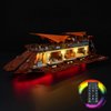 DALDED LED Lighting Kit for Lego Jabba's Sail Barge 75397, RC LED Light Compatible with Lego 75397 Building Block Models -Without Model