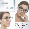 CRGATV 3 Pack Reading Glasses Blue Light Blocking Stylish Cat Eye Computer Readers Anti Eyestrain & Glare for Women