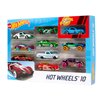 Hot Wheels Toy Cars & Trucks 10-Pack, Set of 10 1:64 Scale Vehicles, Includes Race Cars, Semi, Rescue or Construction Trucks (Styles May Vary)