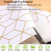 Drawer Shelf Liner Waterproof 10 Inch Wide X 20 Ft Non Slip Cabinet Liners Non Adhesive Pantry Shelf Liners Strong Grip Drawer Cupboard Mat for Closet Bathroom Refrigerator Gold