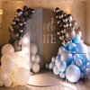 Pastel Blue Balloons Garland Kit 100 Pack 18/12 /10/5 Inch Party Balloons Different Sizes Baby Blue Balloon for Birthday Party Baby Shower Wedding Christmas Easter Party Decorations