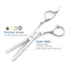 Hair Scissors 6 Inch Professional Barber Scissors Hair Thinning Scissors Thinning Shears 440C Barber Shears 30 Teeth Rose handle KINSARO