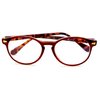 IB The Actor BIFOCAL Unisex Round Reading Glasses, Readers for Men and Women, Dark Brown and Tortoise +2.50