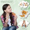 MOMOTOYS Sewing Kit for Kids, Fun & Educational Wild Animals Sew Craft Set for Boys and Girls Ages 8-12, Complete Beginner Sewing Kit with Felt Plushie for Creative DIY Projects