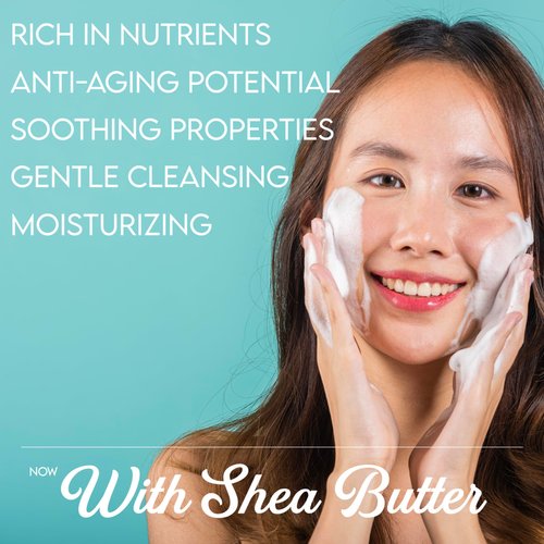 Donkey Milk Soap Bar - Now with SHEA BUTTER - With Olive Oil and Coconut Oil, Palm Oil Free (Pack of 1)