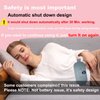 Portable Cordless Electric Waist Belt Device, Fast Heating Pad with 3 Heat Levels and 3 Massage Modes, Back or Belly Heating Pad for Women and Girl