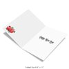 The Best Card Company - Jumbo Rosh Hashanah Greeting Card 8.5 x 11 Inch with Envelope (1 Pack) Jewish Holiday Cards Jewish New Year J6135ARHG