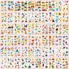 Partywind 168 Sheets (2000 Styles) Kids Temporary Tattoos for Party Supplies, Fake Tattoo Stickers with Dinosaur/Mermaid/Pirate for Boys and Girls, Birthday Games for Party