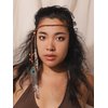 MINACHI Peacock Feather Headdress, Feather Headband, Bohemian Ethnic Style Hair Accessory for Women