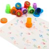Aoocoeo 108Pcs Dinosaur Party Favors for Kids Dinosaur Party Supplies, Dinosaur Goodie Bags Fillers, Dinosaur Birthday Party Favors Included Slap Bracelet Sticker Ring Keychains Stamps