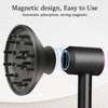 Hair Diffuser Attachment for Dyson Supersonic Hair Dryer HD01 HD02 HD03 HD04 HD08 HD15, Styling Tool for All Hair Types Including Wavy, Curly Hair, Dry and Fluffy, Black