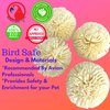 Bonka Bird Toys 3344 (Pk4) Sola Spike 2" Balls, Medium Parrot Chew Foot Talon Cage Toy, Amazon, African Grey, Pionus, and Similar