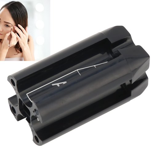 Brrnoo Sharpening Tool Sharpener for Eyebrow Pencil, Eyebrow Cosmetics 4-in-1 Multifunctional Eyebrow Cosmetic Pencil, Permanent Makeup Tool for Beginners & Professional (Black)