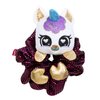 Scrunchmiez 4 Pack Party Friendz Pack, 4 Exclusive That Magically Transform from Hair Scrunchie to Cute Plush Collectible Friend as Well as Backpack Clip.
