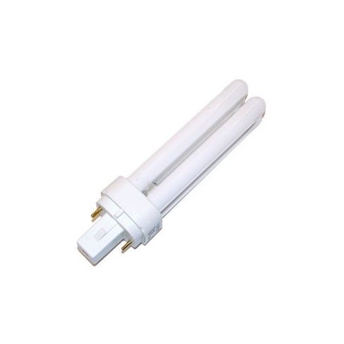 GE Lighting 18556 - F13DBX23T4/SPX35-13 Watt CFL Light Bulb - Compact Fluorescent - 2 Pin GX23-2 Base - 3500K -