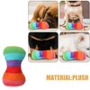 HANABASS 2 Pcs Dog Chew Toy Bone Shape Plush Dog Toy Small Dog Toy Soft Pet Toys for Dogs