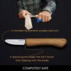 BeaverCraft Whittling Knife for Beginners C1 Kid - Whittling Knife for Kids Safety Carving Knife - Children Whittling Knife for Entry-Level Carvers - Kids-Friendly Woodcarving Tools for Beginners