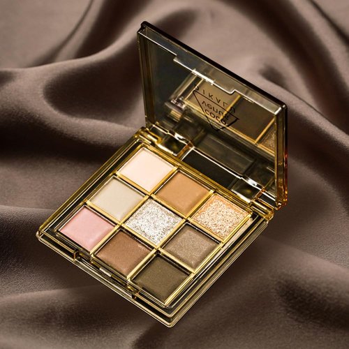 TKDKSFD Eyeshadow Palette Cold Eyeshadow Tray Thai Water Eye Makeup Earth Pearl Matte Little Nine Color Eyeshadow Acrylic Transparent Eyeshadow Palette Korean Charming Eyes Make Up Palette