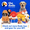 The Dodo Eco-Friendly Dental Dog Chew Toy, Chicken Flavor; Bamboo Mixed Material Dog Toy, Durable and Easy to Grip Shape Dog Chewer Toy