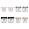 LUJIYY Ribbon Bowtie Hair Comb Sweet Ballet Bowknot Hairpin Hair Styling Comb Hair Pin For Side Hair Korean Headdress Bowknot, Black