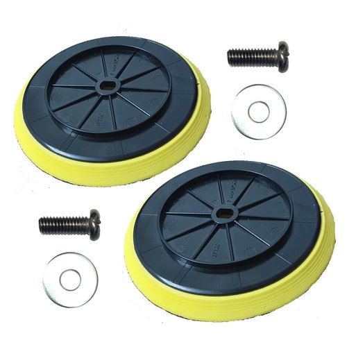 Cordless Car Buffer Pads, Hook and Loop Backing Plate for Saker, Avhrit, Color Tree, Carrkoopy, TEETOK, FORASTO, Uaoaii Buffer Polisher. 6 inch Buffing Polishing Pads, Buffer Polisher Pads (2 Pack)