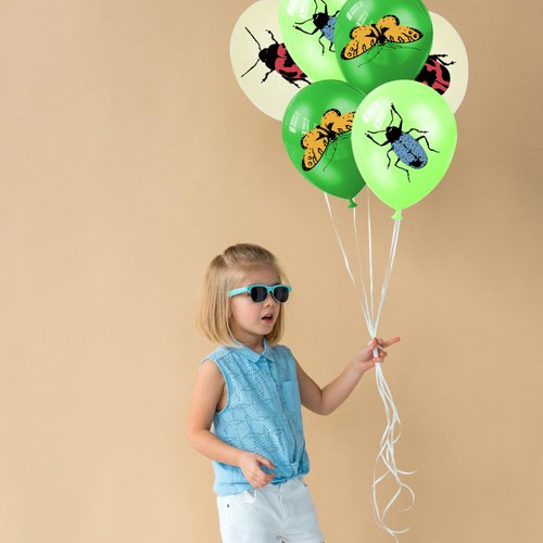 45 Pieces Spring Summer Bug Birthday Party Decorations, 12 Inch Insects Latex Balloons, Butterfly Beetles Balloons for Baby Shower Boys Girls Insect Theme Party Supplies