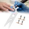 1pc Wrench Durable Nail Drill Handpiece Accessory, Alloy Material Carbon Brush, Professional Manicurist for Nail Salon Nail Lovers Nail Maintenance