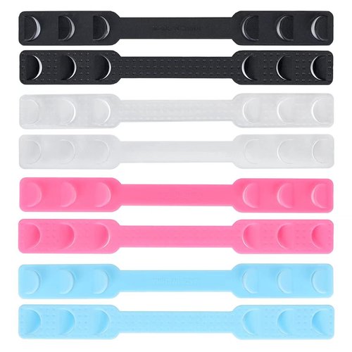 BEITESTAR Ear Savers for Masks - Mask Holders to Protect Ears, Mask Straps for Back of Head, Face Mask Extender Strap, Mask Hooks Behind Head (8pcs, Multicolor)
