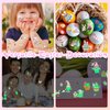 Ozepao 100 Pcs Easter Luminous Temporary Tattoos for Kids Easter Party Favors Supplies Easter Basket Stuffers