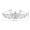 Prom Queen Satin Sash Graduation Wedding Crown with Comb Set Bridal Tiaras Party Accessories Headband Jewelry Headdress for Women Girls