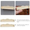 ibasenice 2pcs Dollhouse Wall Shelf Miniature Wooden Shelves 1: 12 Scale Tiny Wood Storage Rack Model for Doll House Kitchen Furniture Accessories