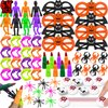 SURCVIO 64 Pack Halloween Party Favors for Kids, Halloween Toys Gifts Bulk Classroom Rewards, Halloween Party Supplies Trick or Treat