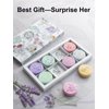 Psnli Shower Steamers Aromatherapy Stocking Stuffers 8 Scents, Christmas Gifts for Women Elegant Packaging Birthdays Gifts for Mom, Lavender Natural Essential Oil Home Spa Self Care & Relaxing
