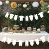 Sursurprise Baby Clothes Shower Decorations, 2Pcs Baby Clothes Banners for Boys Girls Baby Shower Gender Reveal Neutral Party Supplies