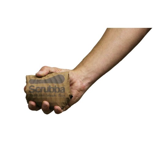 Scrubba Portable Wash Bag - Hand Washing Machine for Hotel and Travel - Light and Small Eco-friendly Camping Laundry Bag for Washing Clothes Anywhere , 6.3 inch x 2.4 inch x 2.4 inch