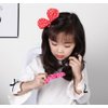 4 Pcs White Jumbo Polka Dot Bow Headband Tiara Hairpin Hair Claw Barrettes For Girls Teens Toddlers Kids