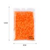 BLINGINBOX Flatback Rhinestones Round Gems, 1440pcs Neon Gems Non Hotfix Crystal Rhinestones,New Orange Neon,SS20.