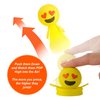 PowerTRC 24 Pcs Jumping Emoticon Popper Toys Spring Launchers Party Favors for Kids Birthday Bulk Goodie Bag Stuffers Fillers School Prize for Kids Classroom Gift Bag Toys