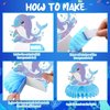 9Pcs Dolphin Party Decorations Dolphin Honeycomb Centerpieces Table Topper Favors for Kids Supplies