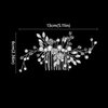 Dohia Crystal Bride Wedding Hair Comb Pearl Bridal Hair Piece Hair Accessories Rhinestone Bridesmaid Side Combs ST1-ZZFS