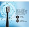 Pursonic S750 Sonic Toothbrush (Black) — Smart Series Electronic Power Rechargeable Battery Toothbrush — Electronic Toothbrush for Adults — 12 Bonus Brush Heads — Rechargeable Toothbrushes for Adults