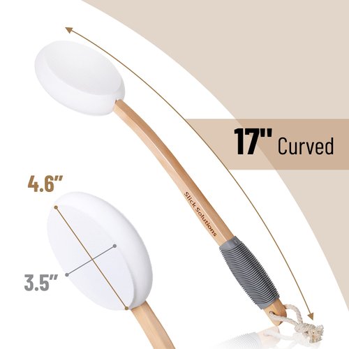 Slick- Lotion Applicator, 17 inch, Applicators for Your Back, Back Applicator Lotion, Certified Organic, Easy Reach Washable, Applicators, Self Tanner For All Skin Tone