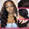 JIETAI 9A HD Transparent T-Part Loose Deep Wave Lace Front Wigs Human Hair for Black Women Wigs 150% Density Lace Front Human Hair Wigs Pre Plucked Bleached Knots with Baby Hair (12inch)…